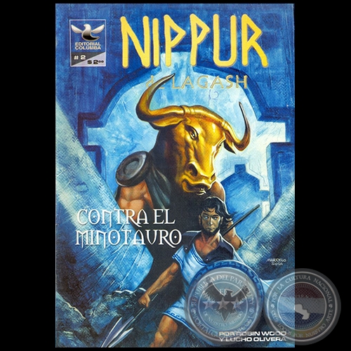 NIPPUR DE LAGASH N° 2 - CONTRA EL MINOTAURO - Guion: ROBIN WOOD - Diciembre 2000